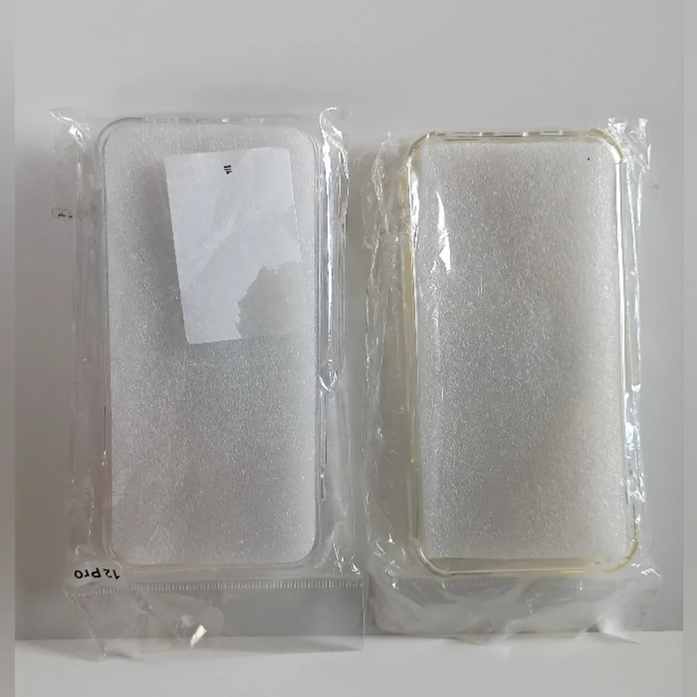 2 pack iPhone 12 Pro‎ protective painted and clear case  (Anime and Clear )